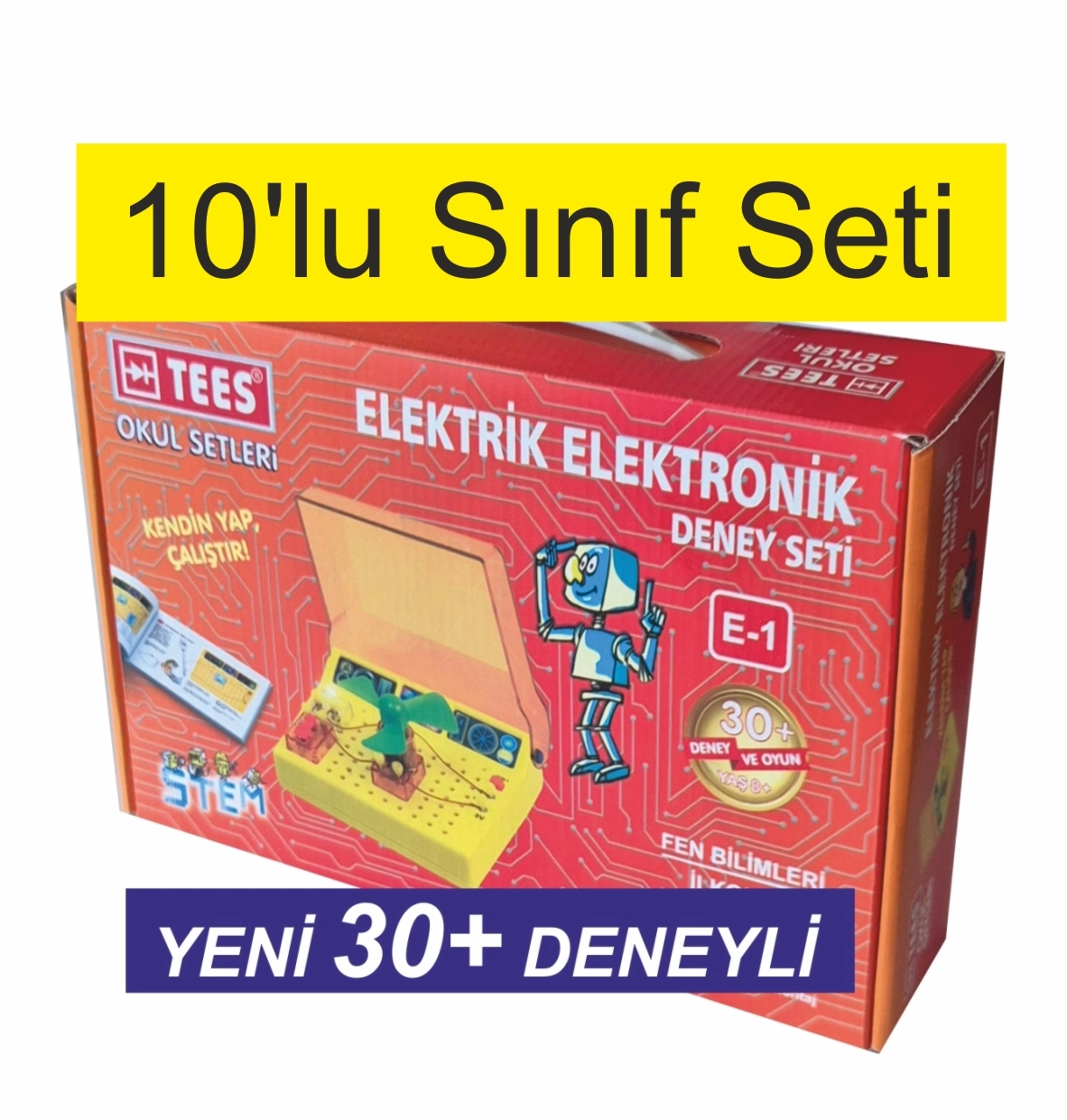 E-1 Fen Elektrik Elektronik Deney Seti 10 Adet
