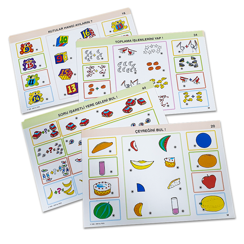 YK-301 Matematik Öğreniyorum Yedek Bilgi Kartları