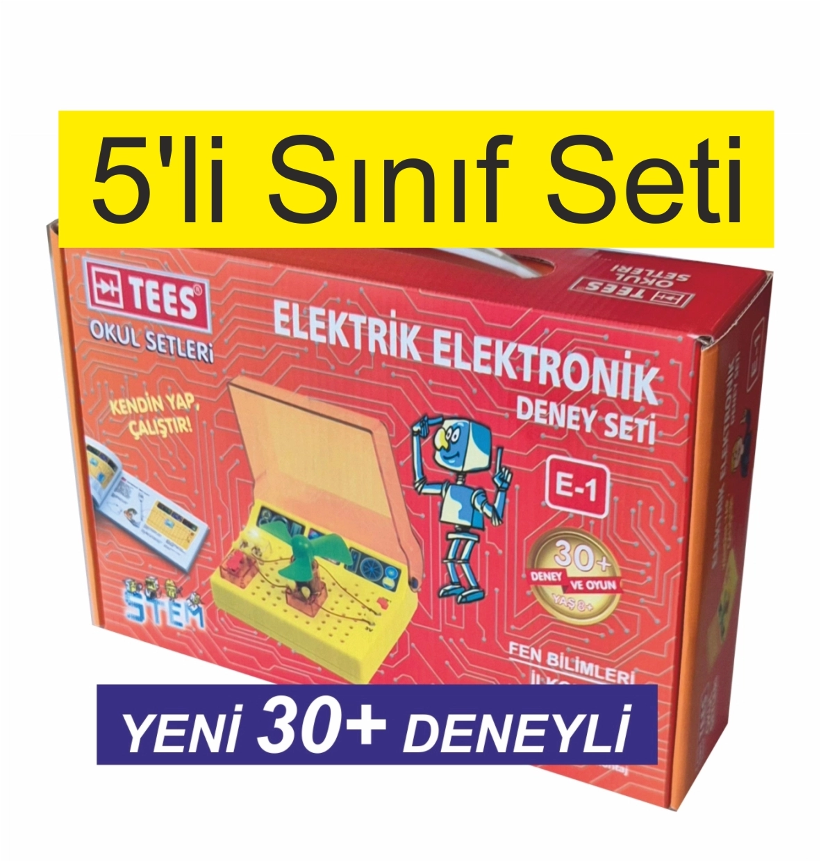 E-1 Fen Elektrik Elektronik Deney Seti 5 Adet