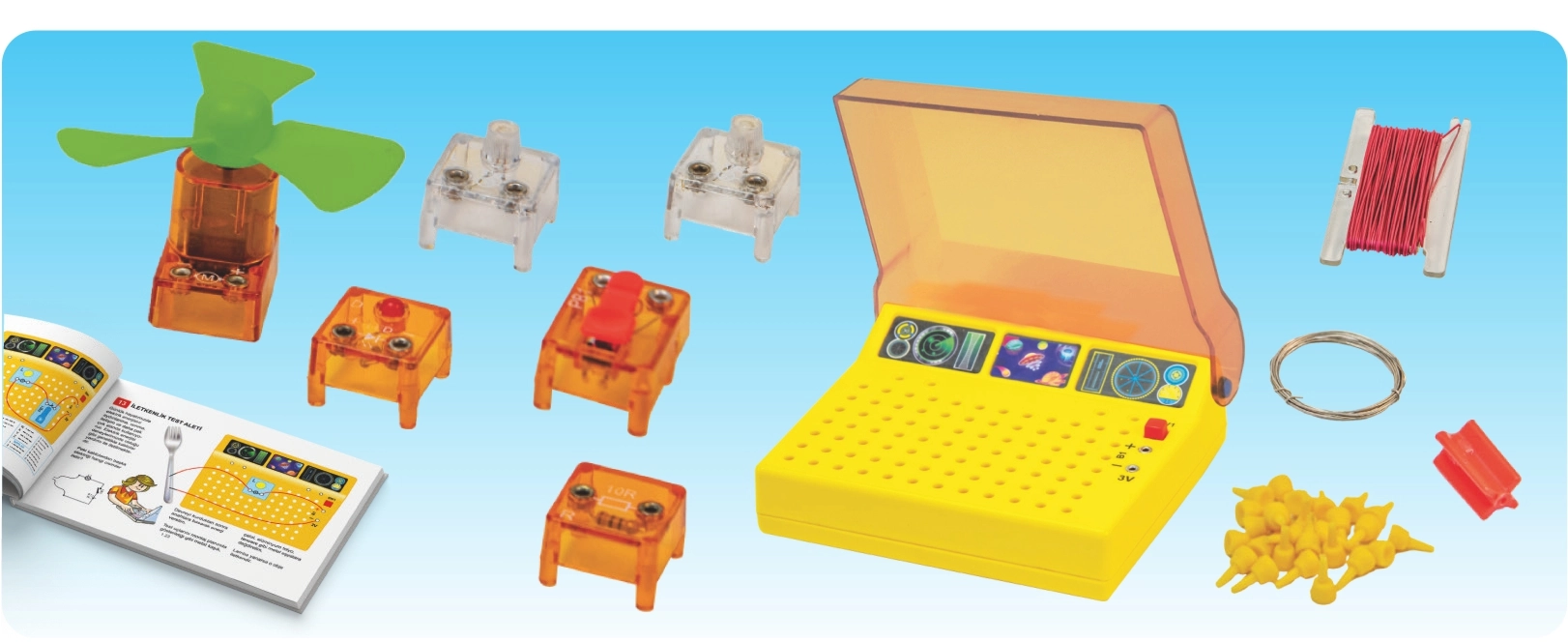 E-1 Fen Elektrik Elektronik Deney Seti 5 Adet