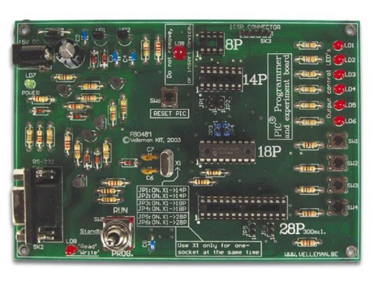 K8048 Pic programlama ve deney seti