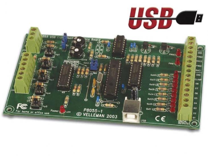 K8055 USB EXPERIMENT INTERFACE BOARD