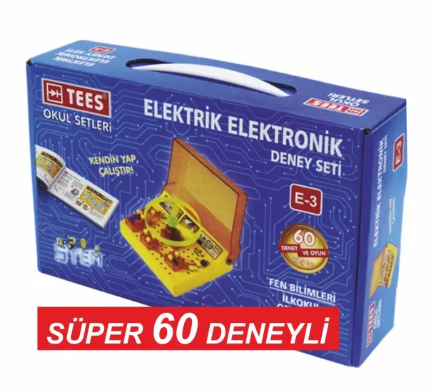 E-3 Fen Elektrik Elektronik Deney Seti ,  Fen Bilimleri
