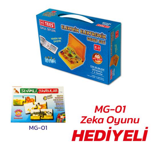 E-3 Fen Elektrik Elektronik Deney Seti ,  Fen Bilimleri