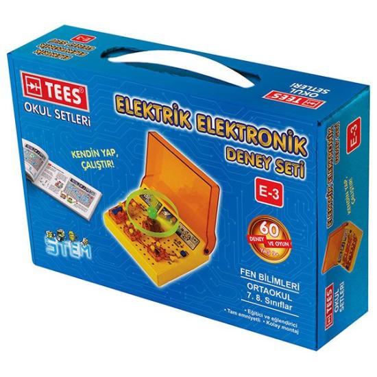 E-3 Fen Elektrik Elektronik Deney Seti ,  Fen Bilimleri